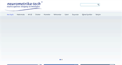Desktop Screenshot of neurometrika-tech.com